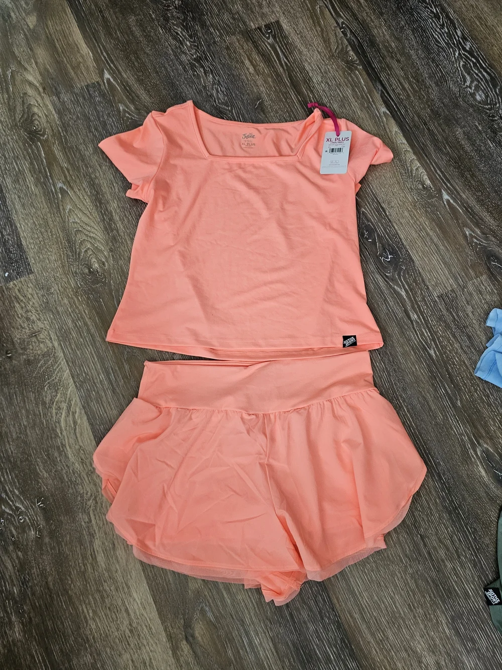 Justice Kids Matching Sets Bundle - Olive, Coral, Light Blue